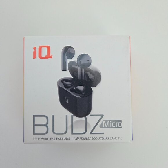 iQ Budz Micro Bluetooth 5.0 TWS Earbuds – Black - Picture 1 of 4